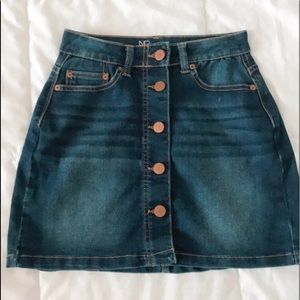 forever 21 jean skirt